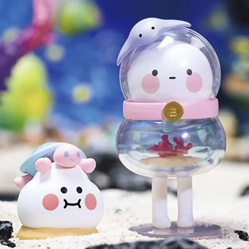 Pop Mart Bobococo There Is A Small Shop Series Blind Box Toys Doll Cute Anime Figure Desktop Ornaments Collection Gift