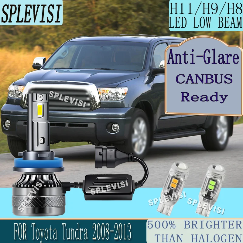

CANBUS Ready See Further on Night Roads Stable Brightness LED Low Beam For Toyota Tundra 2007 2008 2009 2010 2011 2012 2013
