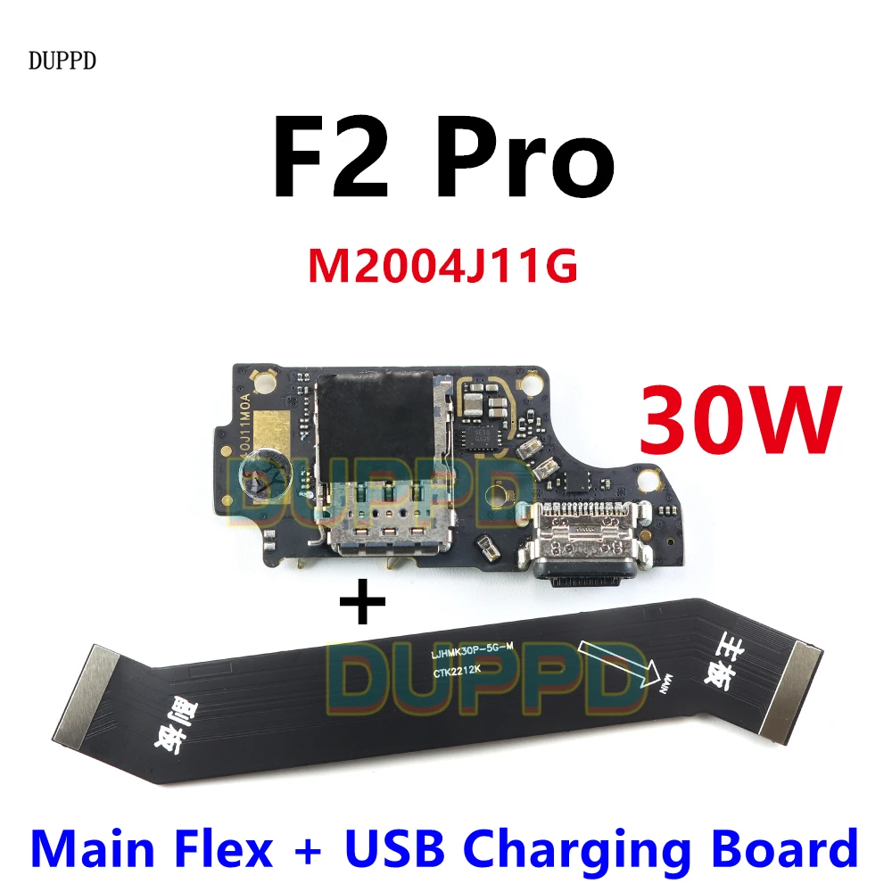 

USB Charge Board Charging Port Dock Connector Main Board Motherboard Flex Cable For Xiaomi Poco F2 Pro Replacement Spare Parts