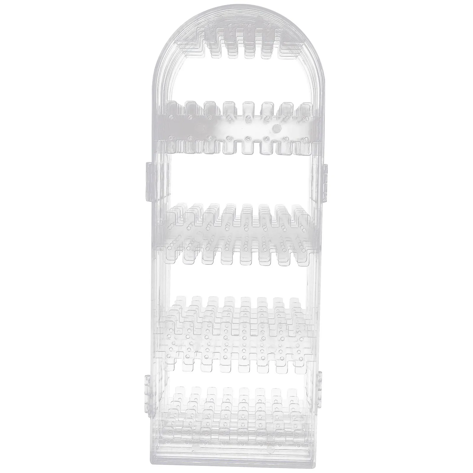 1 قطعة صندوق تخزين حلقة الأذن قسط سعة كبيرة خفيفة الوزن قابلة للطي مجوهرات المنظم رف شاشة لقلادة الأقراط