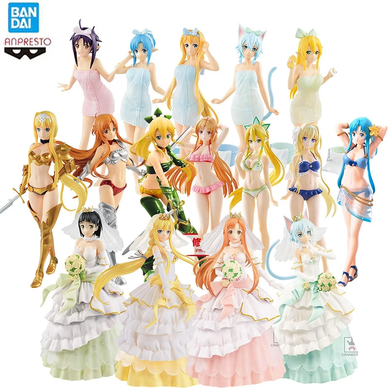 

Оригинальная коллекционная фигурка Asuna из аниме Sword Art Online от Sega, подвижная модель, игрушка-подарок, в наличии на складе.