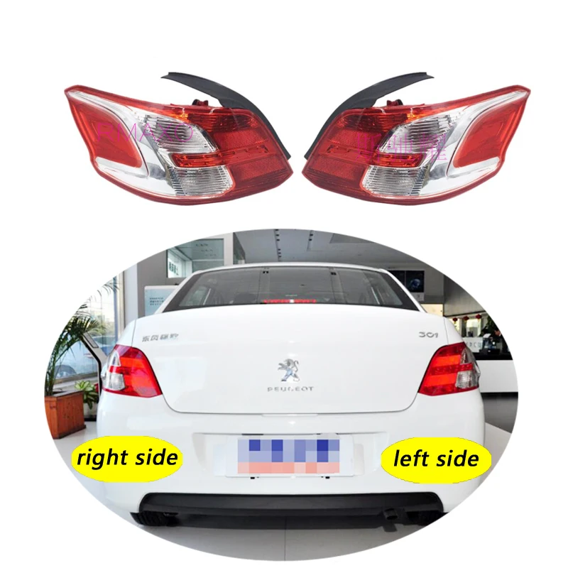 

Use For Peugeot 301 2013-2016 Transparent Headlamp Cover Lamp Shade Tail Headlight Shell Lampshade Lens shell