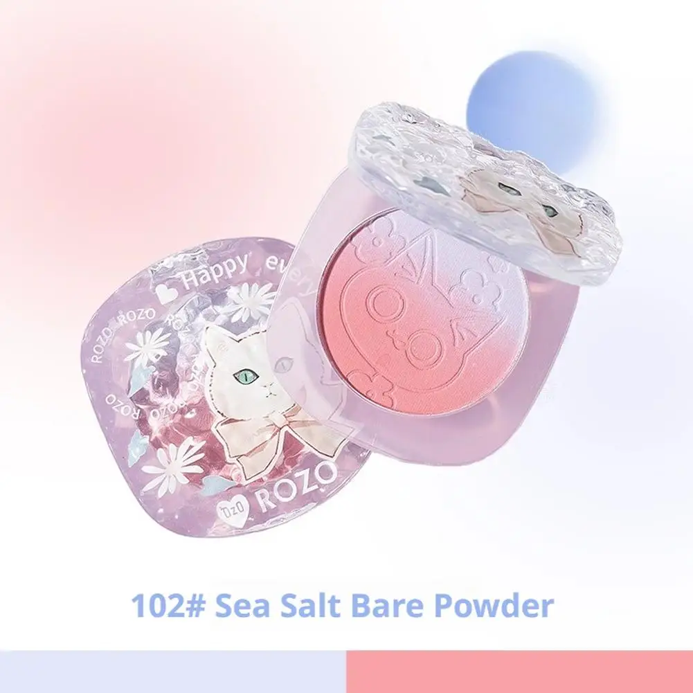 جديد التدرج اللون أحمر الخدود الخوخ الوردي الوجه لوحة أحمر الخدود ماكياج مقاوم للماء ماتي الخد تينت دائم أحمر الخدود روج مسحوق مستحضرات التجميل #1