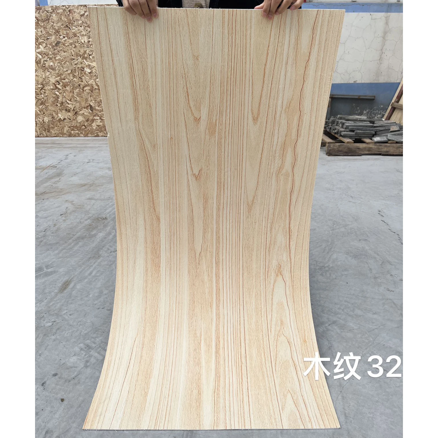 لوحة حجرية ناعمة تقليد الخشب MCM مادة ديكور مرنة داخلية من الدرجة الأولى