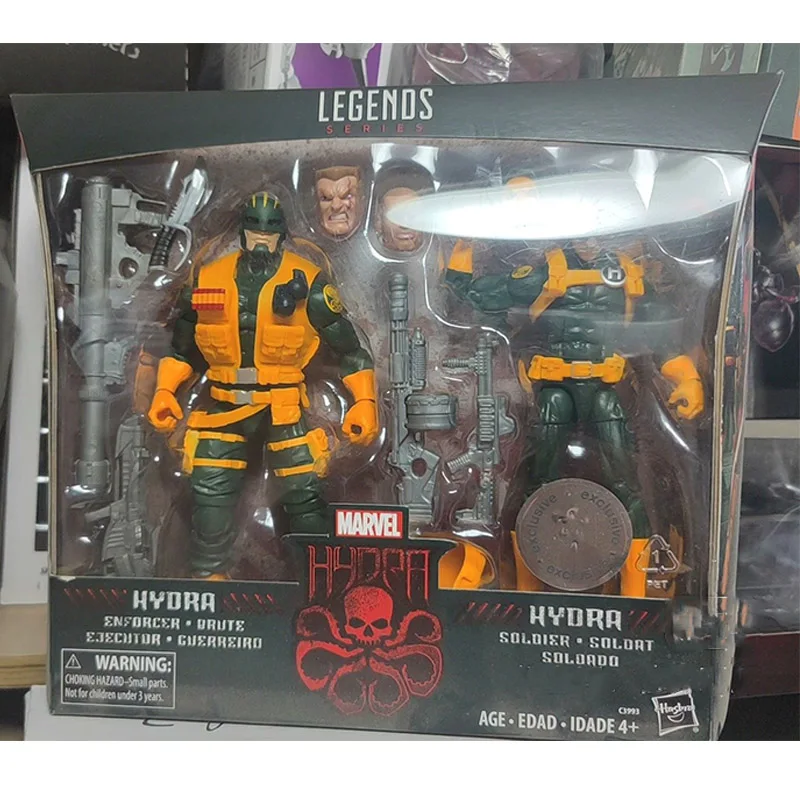 New In Stock Hasbro Marvel Legends Series 6 Inch(15cm) Action Figure - Hydra Soldiers Collectible Model Toy 2 Pack