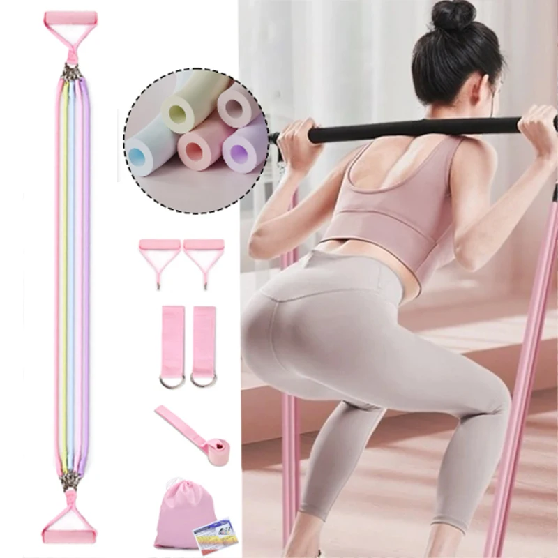 

1 комплект, эластичный пояс для фитнеса, портативная натуральная тонизирующая трубка, удобная ручка, оборудование для домашних тренировок, ремешок для мужчин и женщин в помещении и на открытом воздухе
