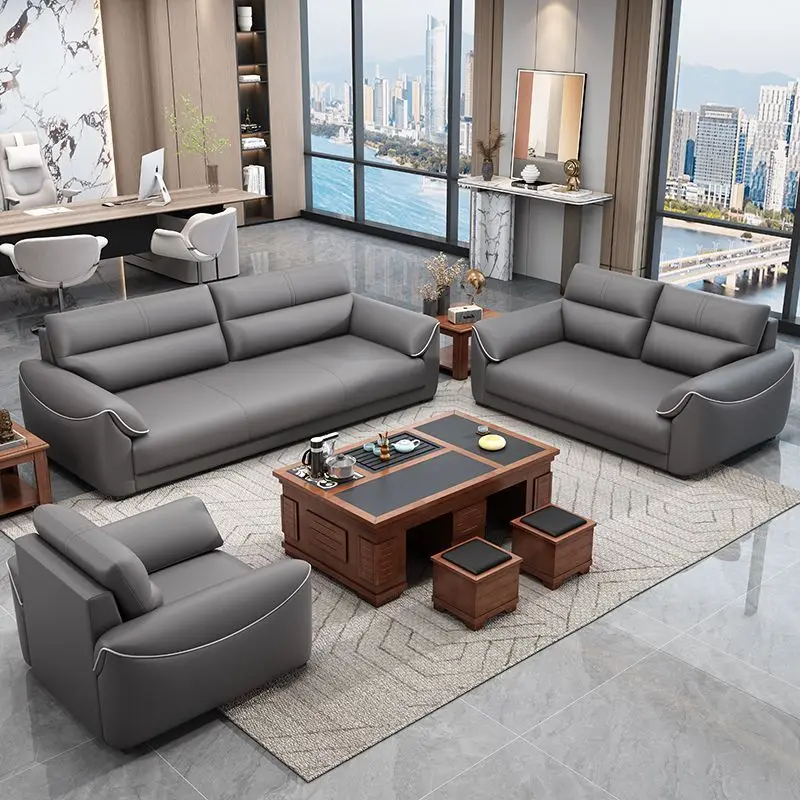 

Office, business reception area, boss, office for three people and multiple seats