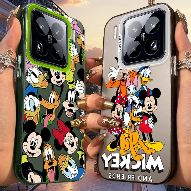 

Mickey Frosted Case for Xiaomi Mi 15 14 14T 13 13T 12 12T 12X 12S 11 Lite POCO F6 F5 X6 X5 X3 M6 Pro 5G 4G M5S Acrylic Cover