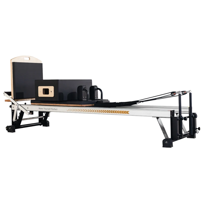 

Custom Durable Portable V2 Max Aluminum Pilates Machine Commercial Multifunctional Reformer