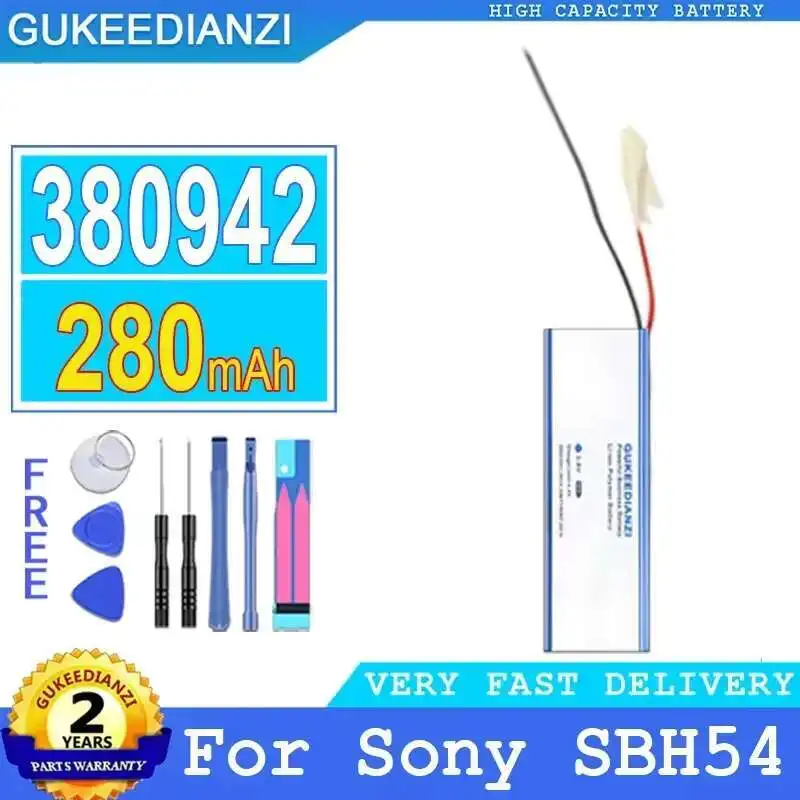 

For Sony SBH54 380942 2 Wire Fast Charging 280Mah Bluetooth Audio Receiver Battery