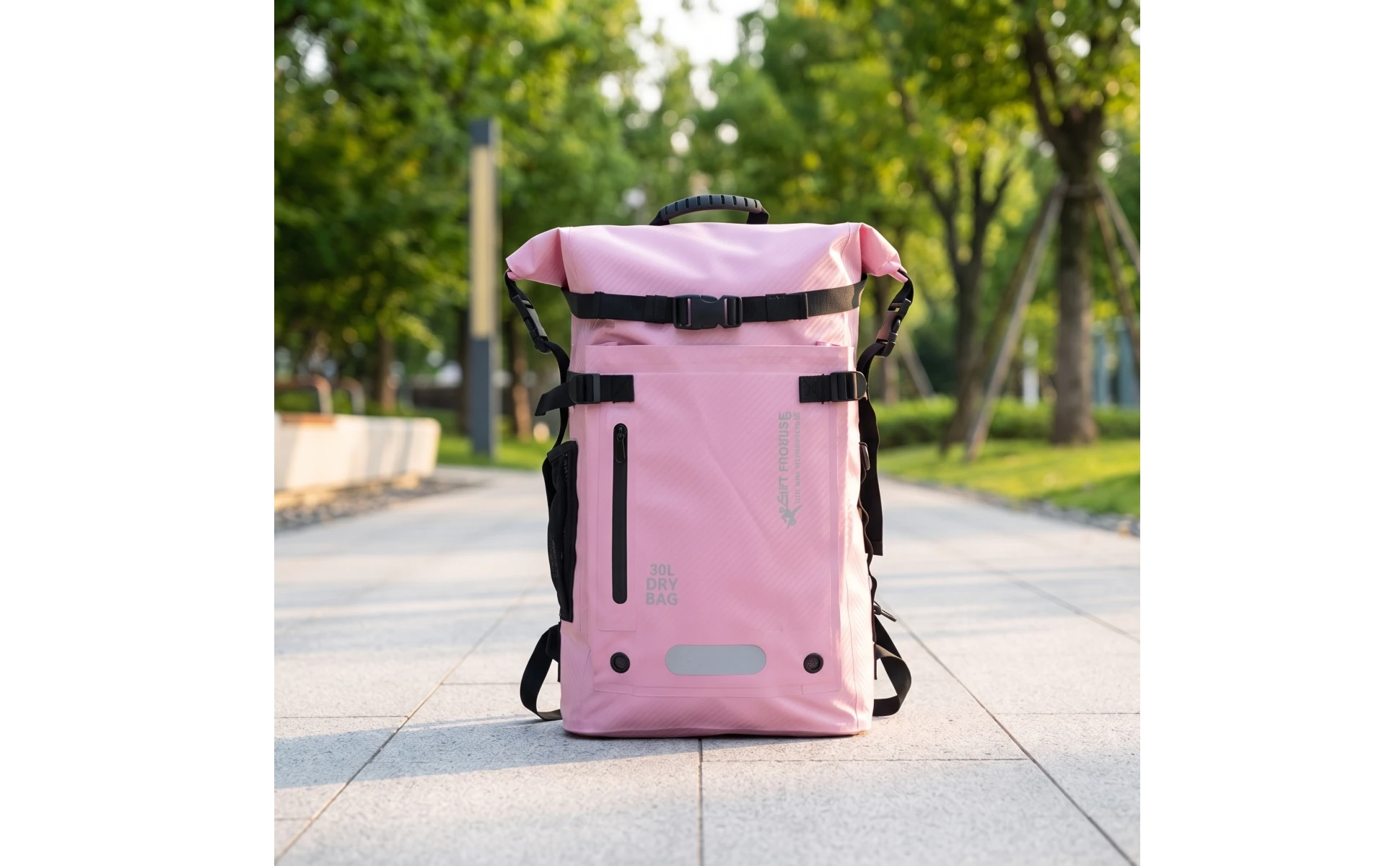 Dry Bag Backpack Water-Resistant Waterproof Backpack Roll-Roll-Top Bag Wipe-Clean Long-Lasting for Travelers, Travel, Beach