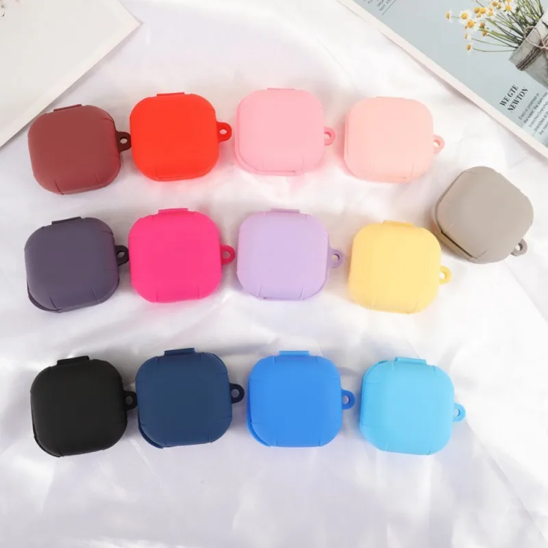 2023 New For Samsung Galaxy Buds 2Pro Buds 2 Soft Silicone Case For Buds Pro buds Live solid color Case For Galaxy buds 2 case