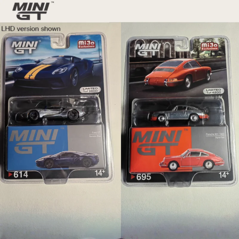 1:64 подвесная упаковка для карточек, прозрачный лак, Special Edition 901 1963, литая под давлением модель автомобиля из сплава Ford GT, украшения для взрослых, игрушки для мальчиков