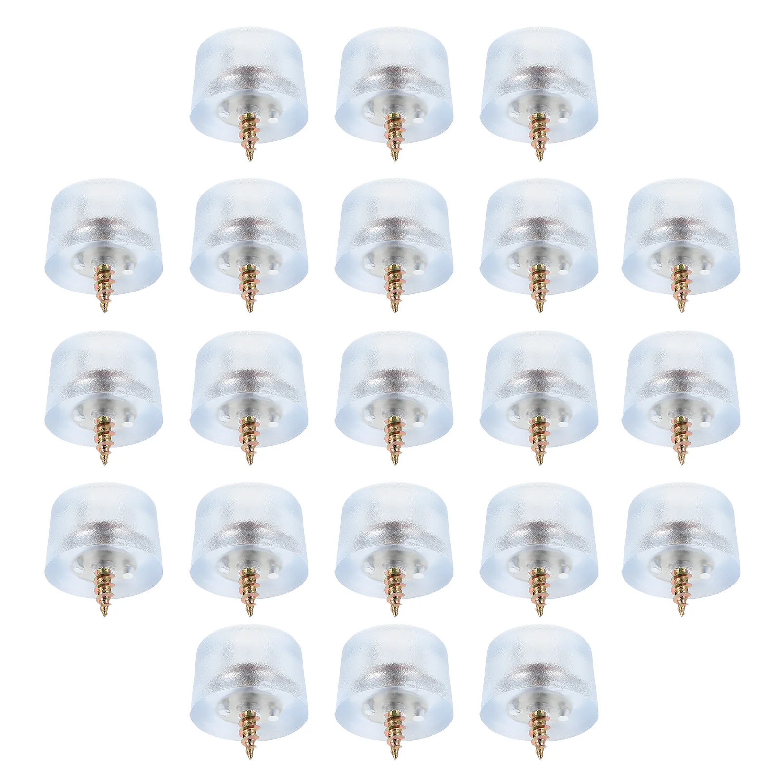 

100Pcs Chair Table Furniture Feet Pads Round Leg Protectors Non Slip Desk Sofa Floor Protectors Chair Feet Furniture Leg Risers