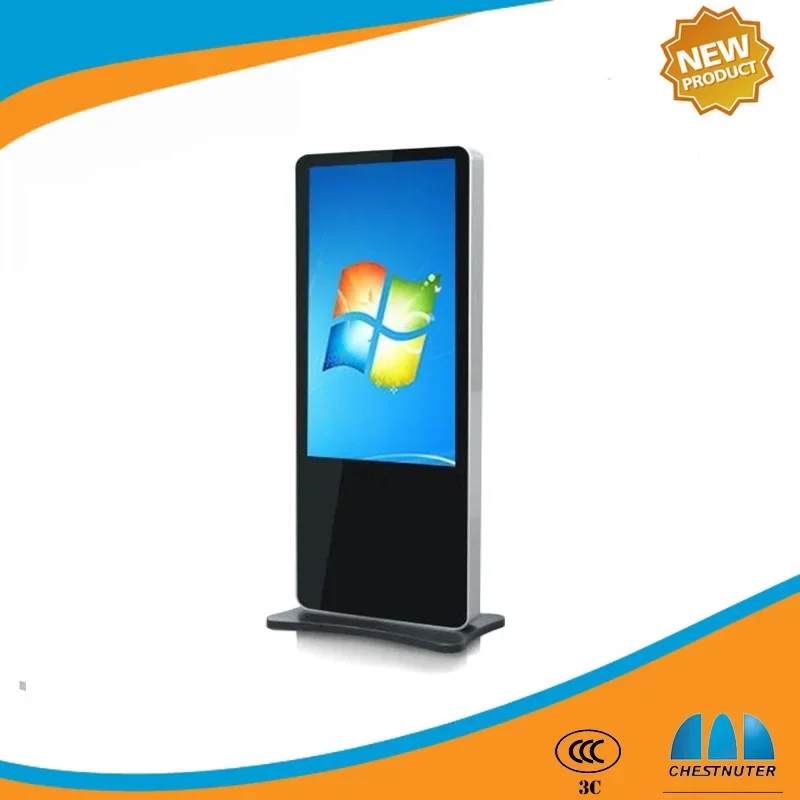 42 inch Stand Alone advertising lcd Video Display touch screen Android Digital Signage with digital signage software