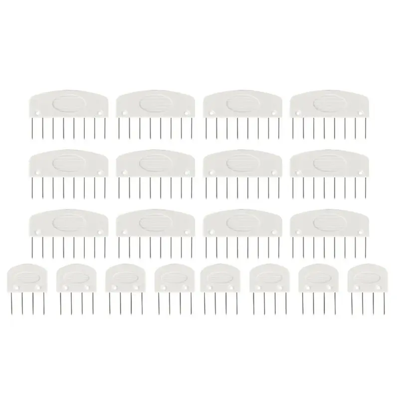ABFW Knit Blockers Knit Blocking Combs Set of 20 Pcs Curved Knit Blockers for Crochet, Needlework Blocking Knitting Combs