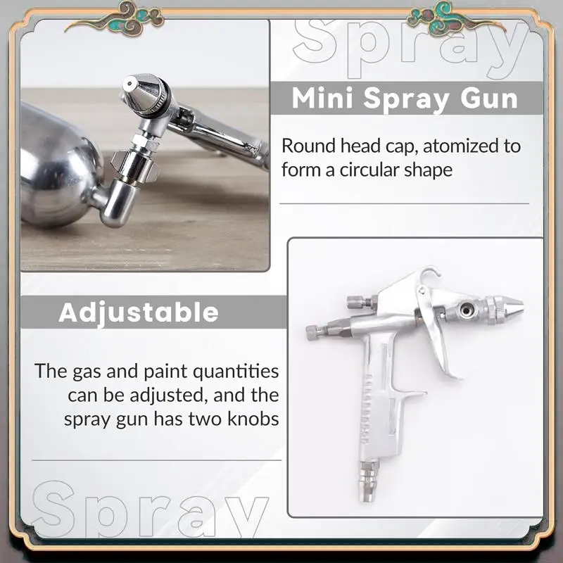 

Reliable-Power Tool Spray-Gun 0.5Mm Nozzle K-3 Spray-Gun Mini Air Paint Spray-Gun Airbrush For Painting Car Aerograph