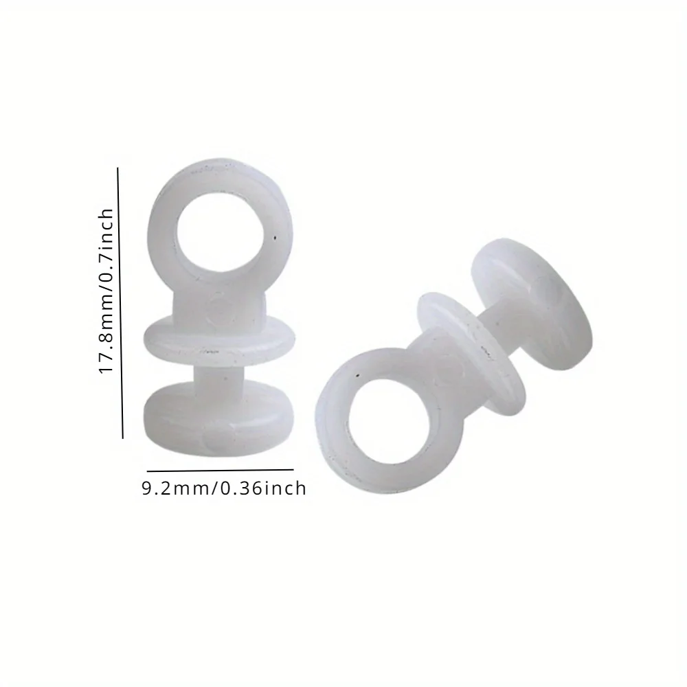 50pcs For Camper Curtain Track Hooks Runner Fit For Camper Van Motorhome Caravan Boat Home Hanging Curtain Glider Hook - view 3