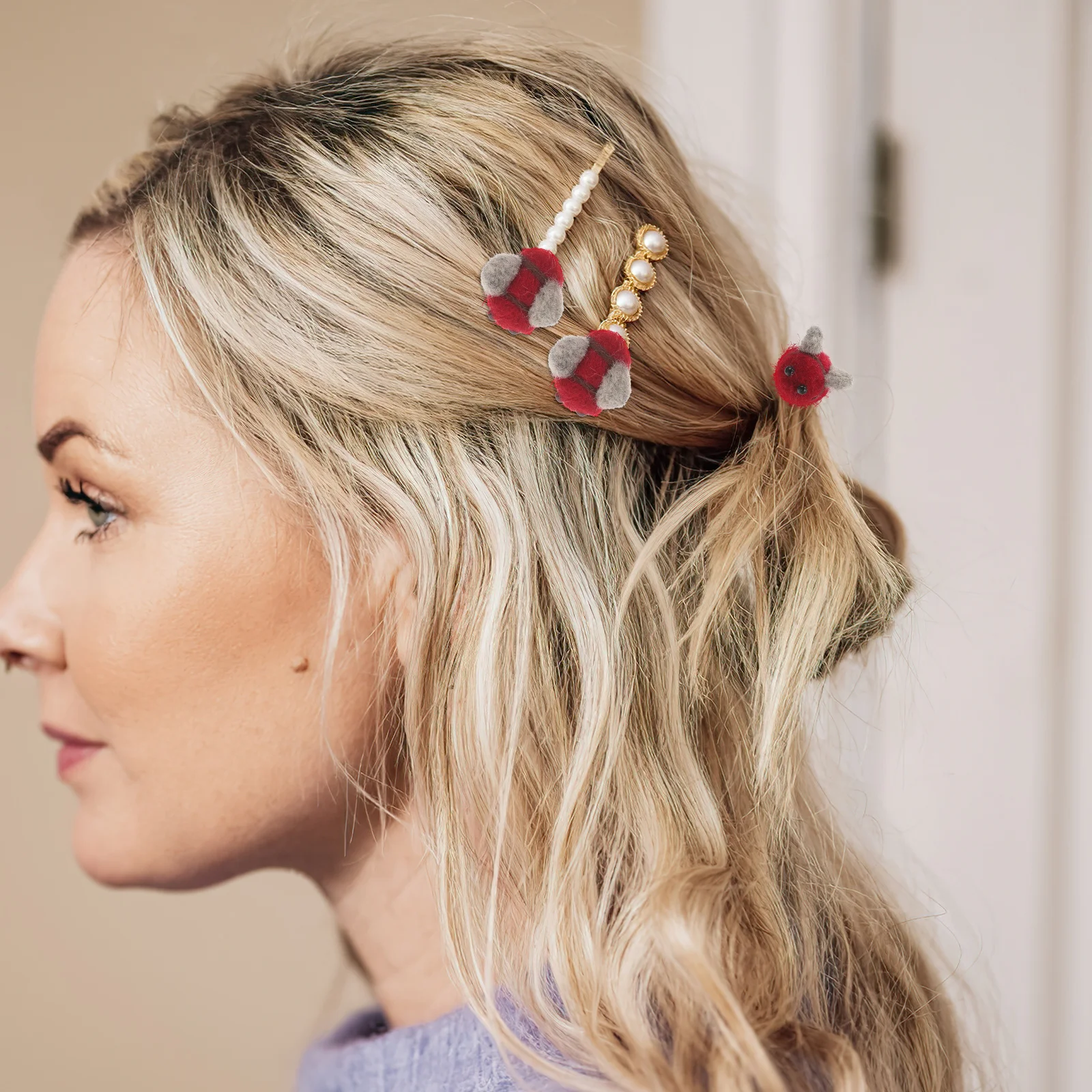 

10Pcs Wool Felt Bees DIY Hair Accessories Decorative Craft Supplies for Scrapbooking Bee Decor Bee Ornament Felt Bees