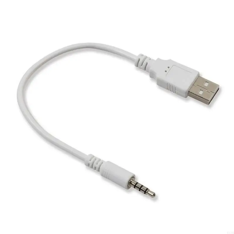 

Многофункциональный белый USB-кабель диаметром 3,5 мм позволяет одновременно заряжать устройства и воспроизводить музыку