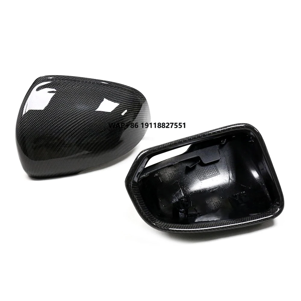 

Rearview Mirror Cover for S60 S90 V60 2020-2023 Real Carbon Fiber Side Mirror Shell Add on Frame Sticker Type