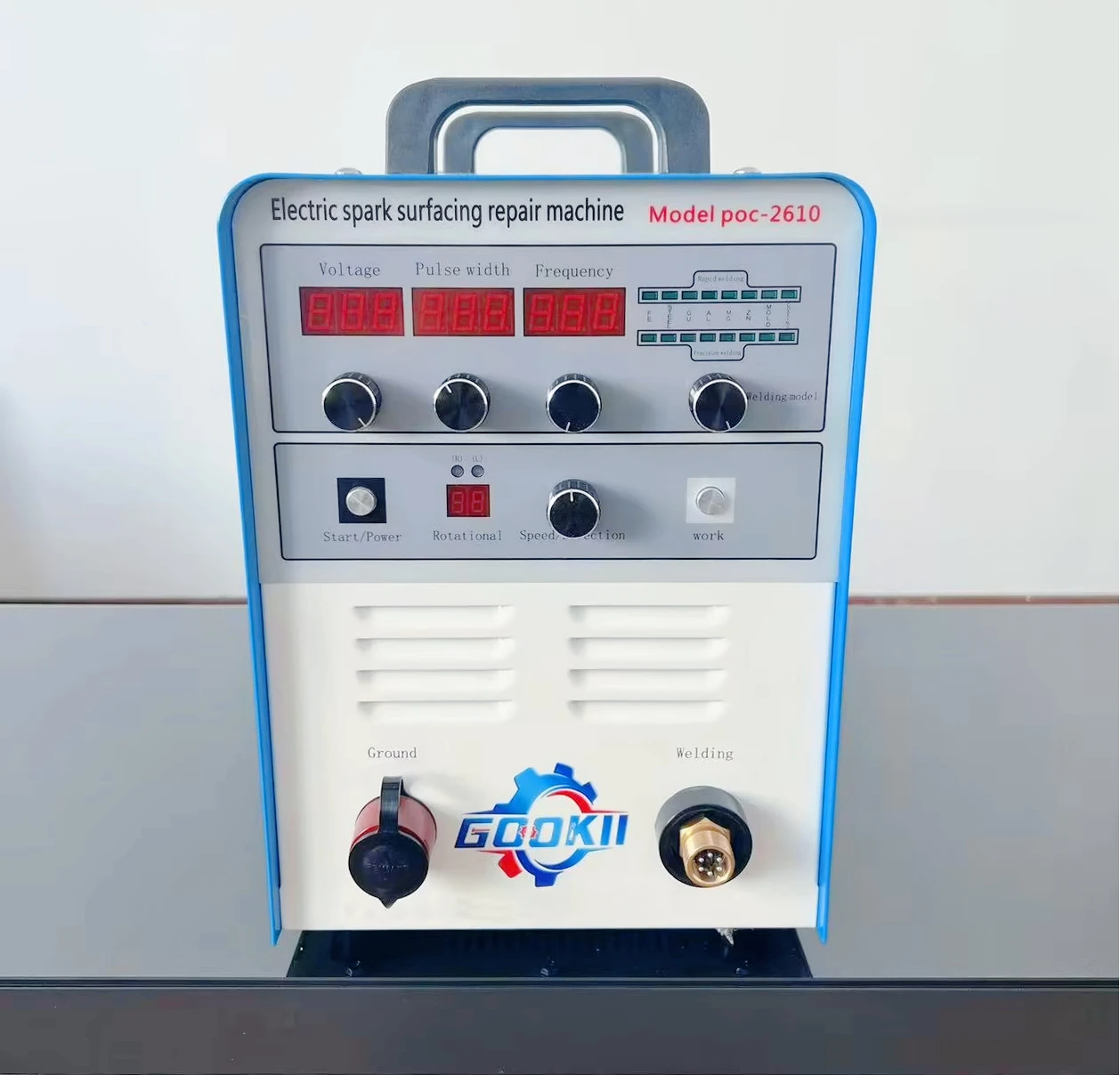 GookiiTech Aluminum Wheel Repair Welder Electric Spark Cold Welding Machine for Metal Casting Defects Wheels Repair for