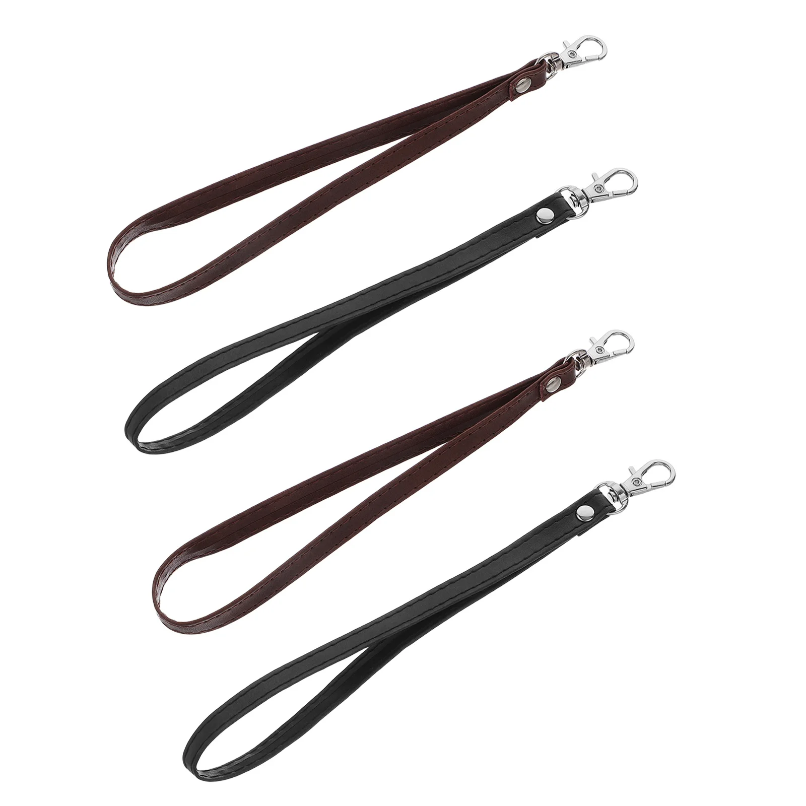 

4Pcs Hand Wrist Strap Quick Release Buckle Purse Wristlet Wallet Key Bag Replacement Strap for Travel Shopping Daily Use
