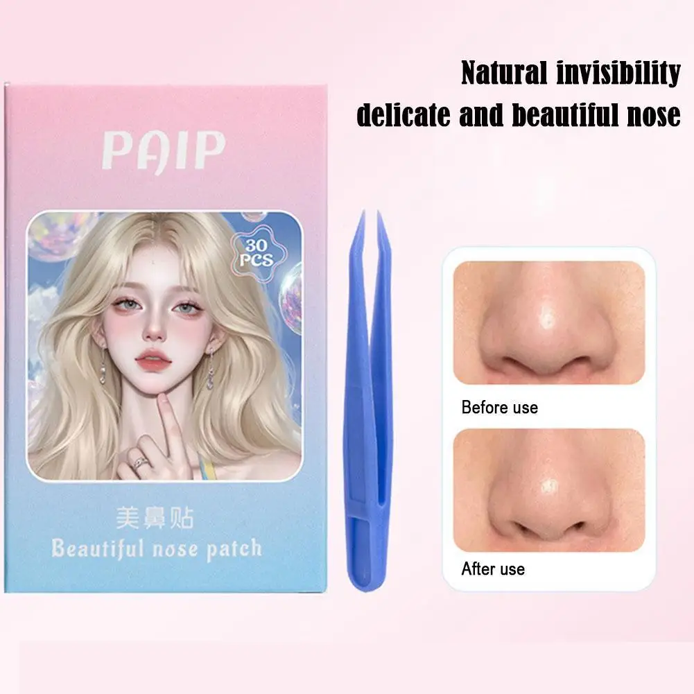 

1bag Transparent PE Breath Nasal Strips 2 Supports Stop Snoring Right Way Sleeping Nose Patches Better Breathing Aid