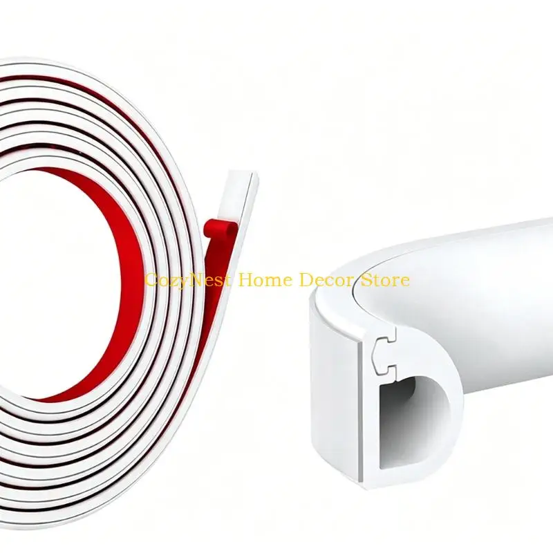 92MF Mounted Floor Cable Cover 15 X 10 Mm Silicone Cord Cover for Exposed Cable Routing in Home Offices and Desk Areas