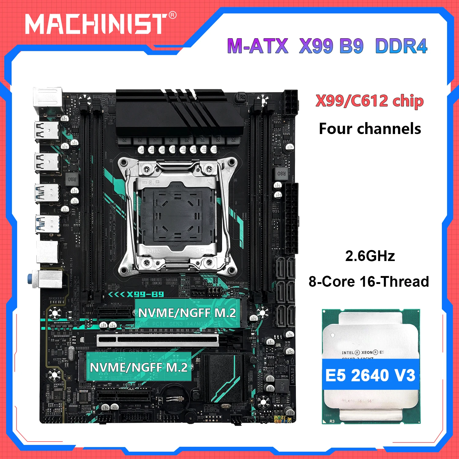 Kit x99 xeon e5 2620 v3-AliExpress