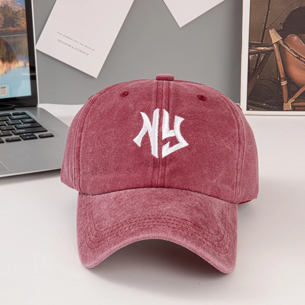 قبعة البيسبول الجديدة بحروف نيويورك مناسبة للارتداء طوال العام. إنها قبعة رياضية وسفر خارجية يمكن أن تكون Adju #3