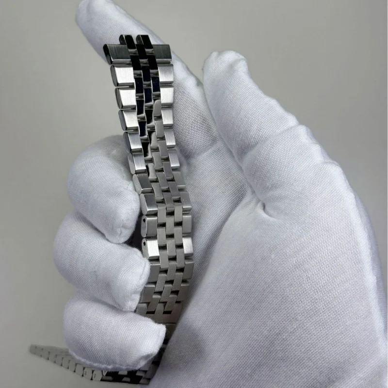 جديد DaytonaFive-bead Lu Shi نوع حزام ساعة اليد متوافق مع حزام ساعة من الفولاذ المقاوم للصدأ DATEJUST25mm * 18mm شقة mout