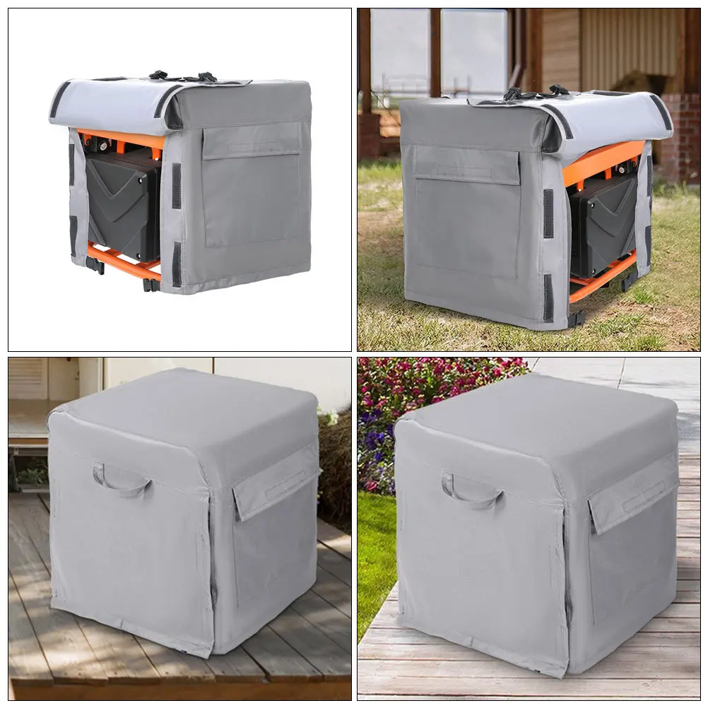 

Generator Cover Oxford Cloth Waterproof Heavy Duty All Weather Protector Universal Fit for Outdoor Equipment Portable Debris Sun