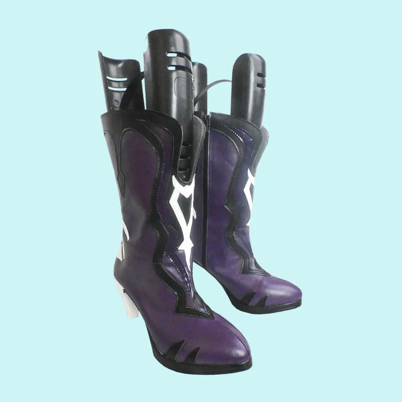 Spiel Honkai Star Rail Helektra Cosplay Schuhe Stiefel PU Leder Heels Stiefel Für Frauen Männer Halloween Karneval Rolle Spielen Party Requisiten