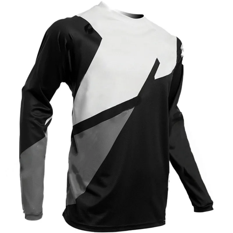 

Спортивная одежда для выносливости на мотоцикле, мужская рубашка с длинными рукавами для горного велосипеда, дышащая и быстросохнущая.