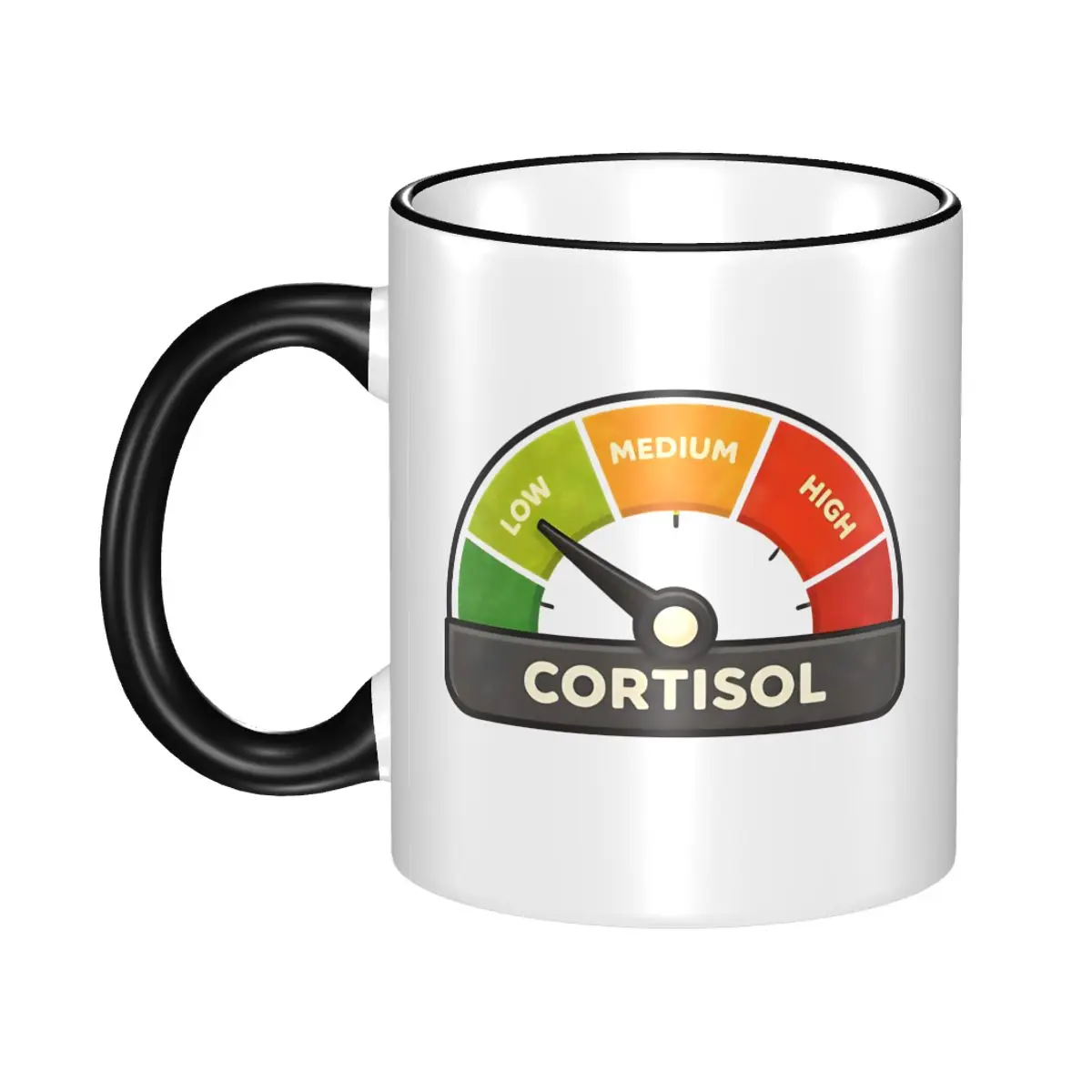 

Low Cortisol Levels Mugs Funny Tea Cup Gift For Women Men