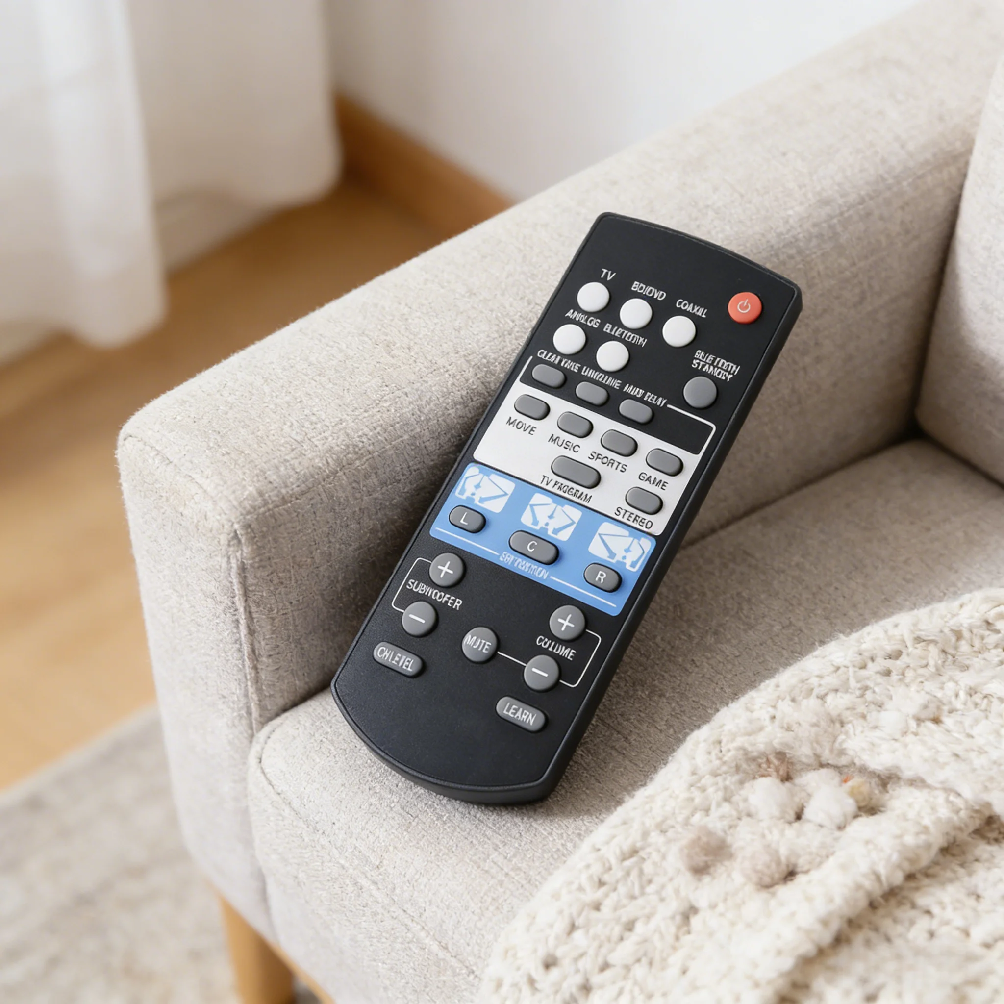 

FSR82-ZK77690 Surround Sound Remote Control for SRT-1000BL ST Soundbar Audio System