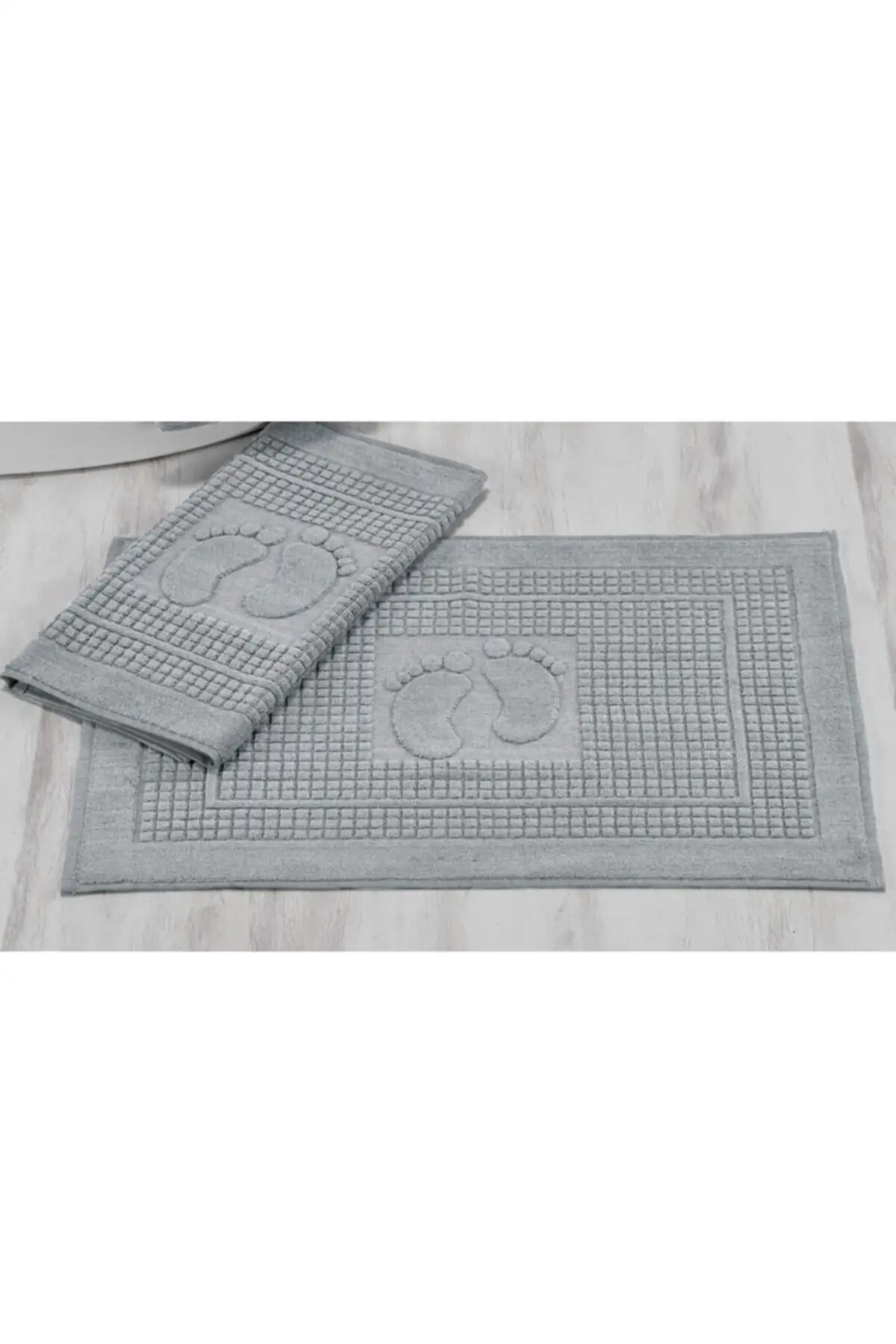 Foot Towel 2 Pack 50x70 Cm Super Absorbent Floor Anti Slip Quick Drying Bathroom Mat Floor Carpet Easy to Clean