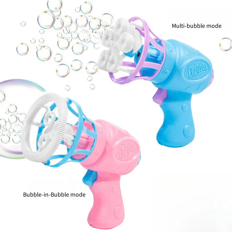 전기 버블 머신 어린이 장난감, 자동 버블 블로잉 장난감, 야외 놀이 파티 장난감, 생일 선물