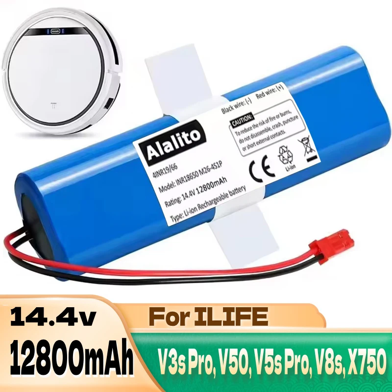 Новый оригинальный литий-лев аккумулятор для ILIFE V3s Pro V5s Pro V8s V8 Plus V80 V80 Max V80 Pro V3s Max 18650 12800 мАч 14,4 В PX-B010