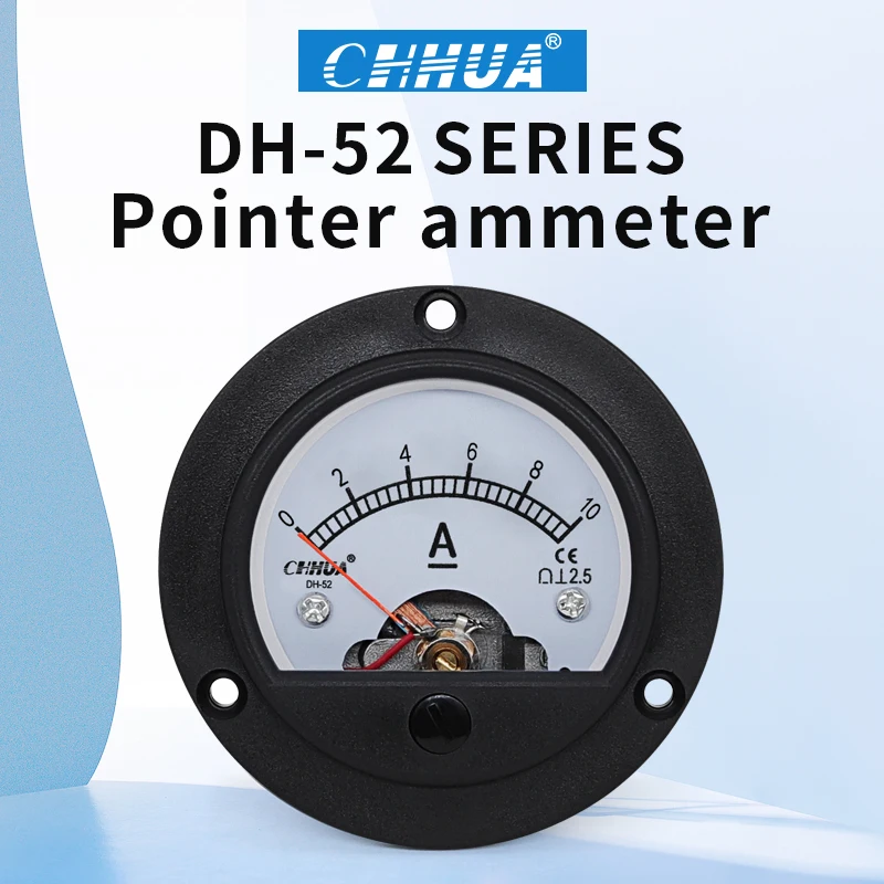 

CHHUA DH-52 DC Ammeter Marine Circular Meter Pointer Analog Instrument Measuring Current Tools Factory Wholesale Genuine