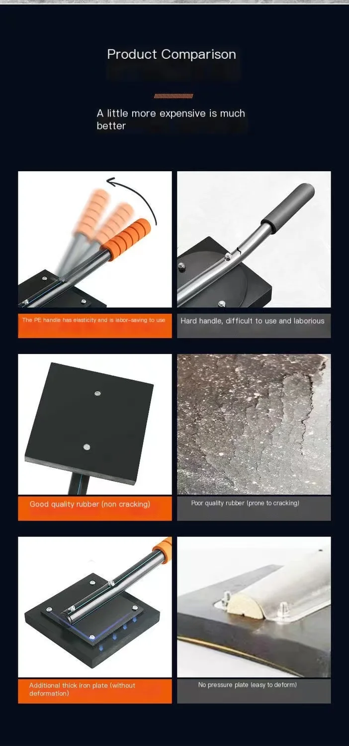 2023 Tile tapping board for laying tiling tools, large-sized thickened rubber tapping board, decoration artifact, new rubber
