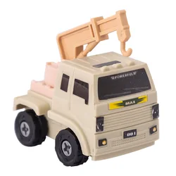 Engineering Car Military Vehicle Children'S Educational Assembly Mini Car Deformation Diy Assembly Toy Dinosaur Toy Inertial Car