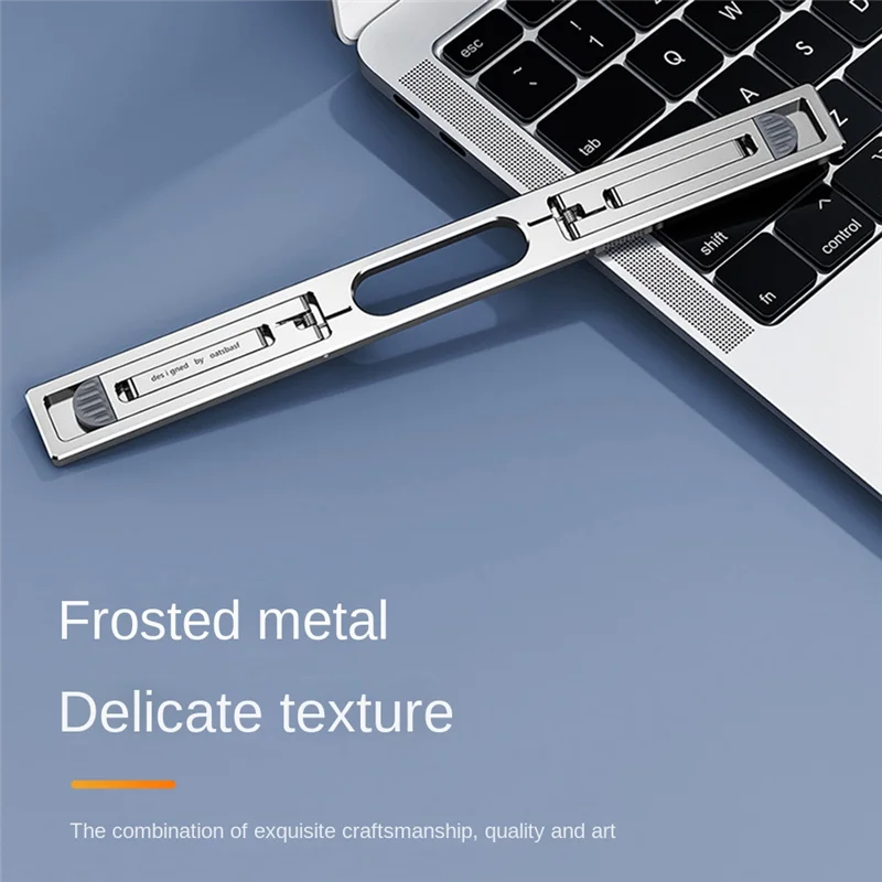 Aluminum Vertical Laptop Stand for MacBook Air Pro Adjustable Holder Riser Foldable Portable Notebook Stand Gray A002