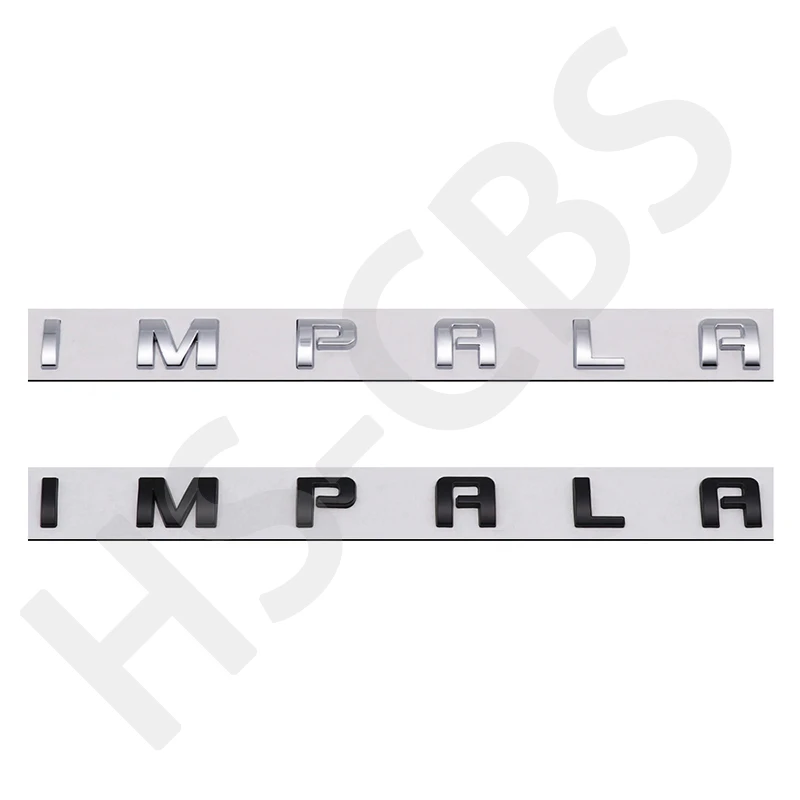 Pegatinas decorativas para coche IMPALA: Emblema de letras para maletero trasero, calcomanía para portón trasero, logotipo para camioneta, pegatinas decorativas para carrocería.