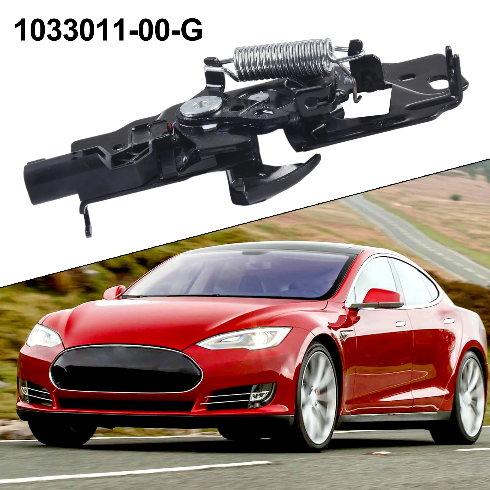 

Для Tesla для модели 3 S X Защелка капота 103301100G для 2017-2020 гг. Для моделей Улучшенный радиатор и емкость зарядки