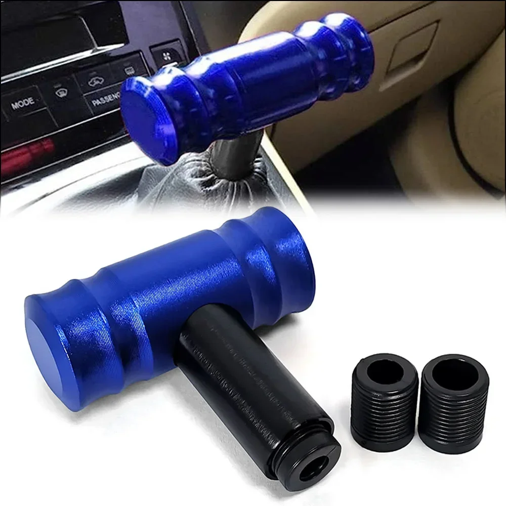 Car Gear Shift Knob Aluminum Alloy Aircraft Joystick Design T-handle Lever Manual Racing Car Gear Shifter Stick Modified Parts