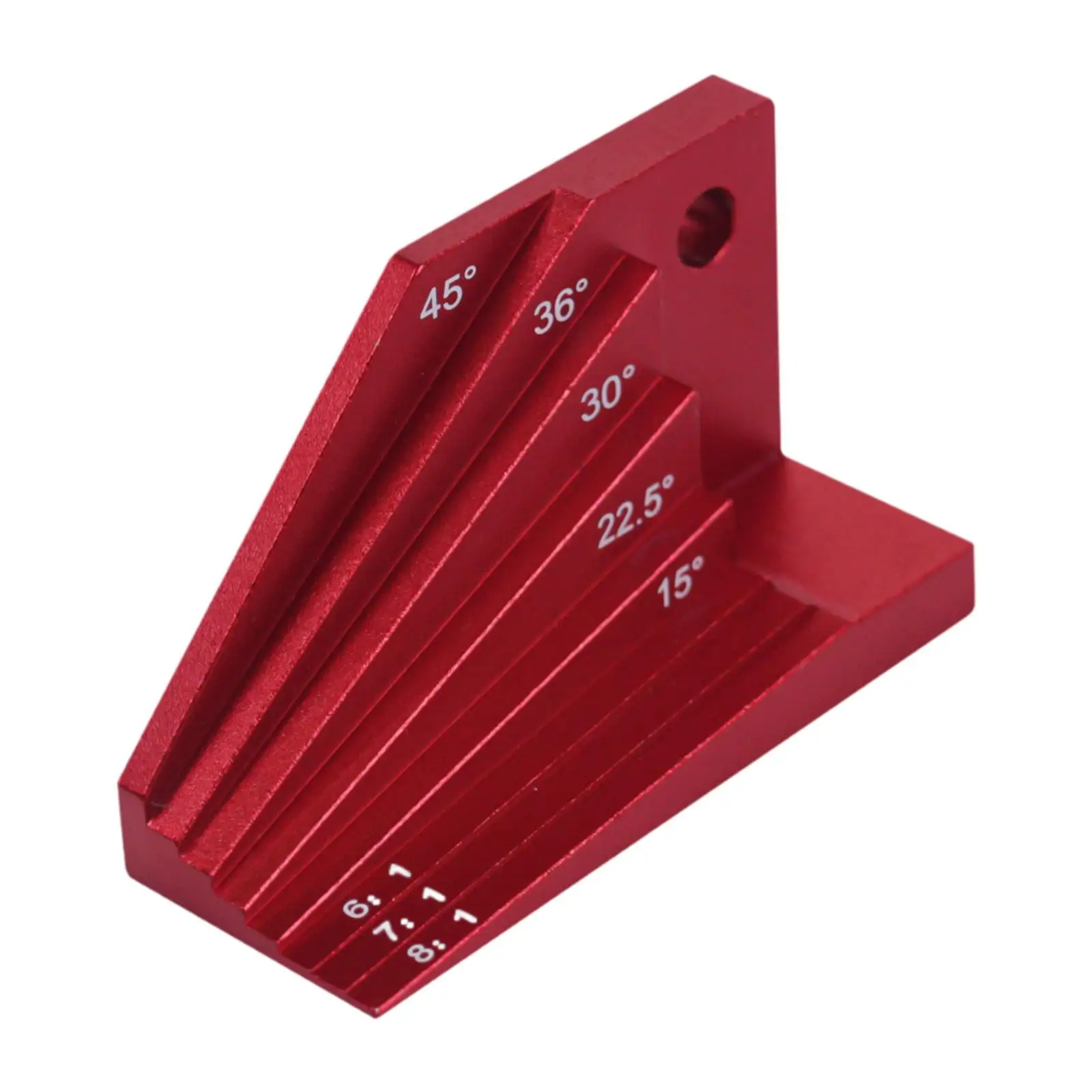 

Carpentry Angle Finder, Bevel Block Gauge, 30° to 45° ,Professional, Woodworking Protractor Aluminum Alloy for Measurement