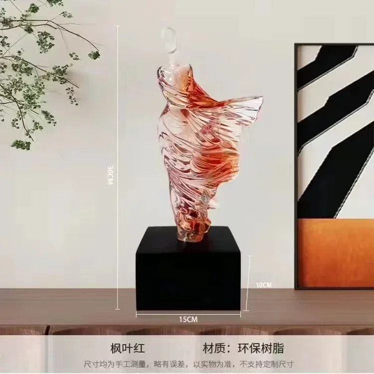 Figure Sculpture Portrait Sculpture Resin Sculptur Art Senior Statue Living Room Home Decor Office Desk Minimalist Art Ornaments
