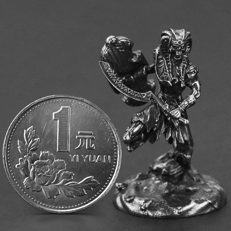 Metall Fertigprodukt Mumie Krieger Pharaonic Guard Soldat Modell Actionfiguren Ornament Zubehör Brettspiel Stücke Spielzeug